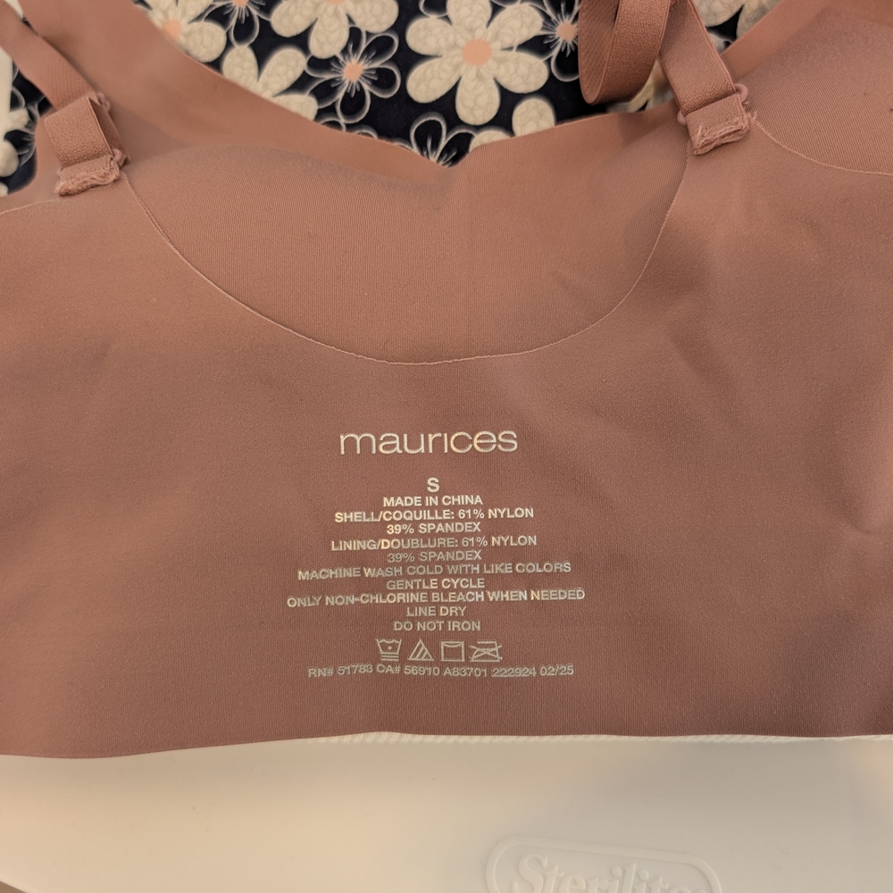 Maurices Dusty Pink Seamless Bralette - Picture 3 of 3